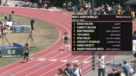 Men's 400m Hurdles, Finals 1