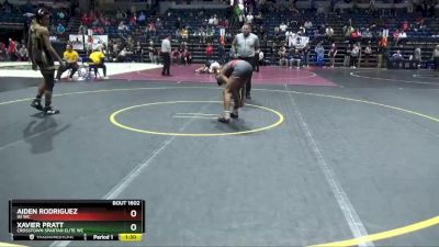 154 lbs Cons. Semi - Xavier Pratt, Crosstown Spartan Elite WC vs Aiden Rodriguez, ISI WC