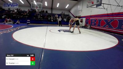 126 lbs Semifinal - Gracie Cooper, Bixby Girls vs Braylnn Traster, Cleveland