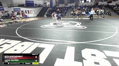 184 lbs Quarterfinal - Seth Konynenbelt, Grand Valley State vs Lucas Salmon, Tiffin