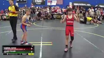 65 lbs Round 3 (6 Team) - Gabriel Hayes, Combative Sports Athletic Center vs Asher Fuller, Ares