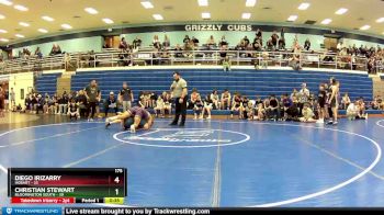 175 lbs Round 3 (4 Team) - Christian Stewart, Bloomington South vs Diego Irizarry, Hobart