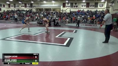 144 lbs Semifinal - Ryker Jones, Clear Creek-Amana vs Mason Lucas, Carlisle