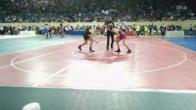 120 lbs Round Of 64 - Aiden Crisp, Mustang Middle School vs Kannon Anglin, Carl Albert