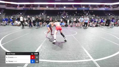 106 lbs Semifinal - Killian Evans, Mowest Fire Dragons vs Alex Perez, Charlie's Angels Renegades