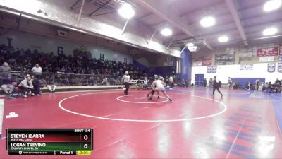 215 lbs Champ. Round 1 - Steven Ibarra, Vista Del Lago vs Logan Trevino, Calvary Chapel SA