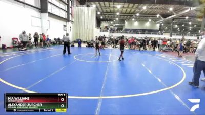 89 lbs Quarterfinal - Mia Williams, VB Fighthouse vs Alexander Zurcher, Pit Bull Wrestling Academy