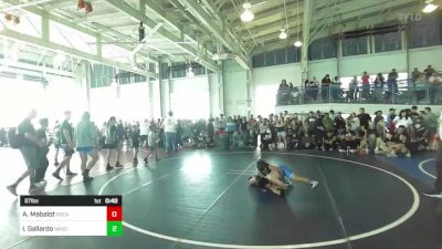 87 lbs Rr Rnd 1 - Abram Mabalot, SoCal Grappling vs Ithan Gallardo, Wasco YW