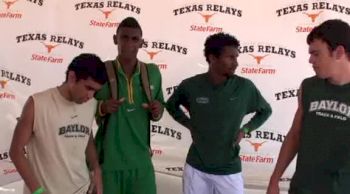 Baylor men DMR 2nd 2010 Texas Relays
