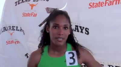 Kristi Caslin 100H Invite champ 2011 Texas Relays