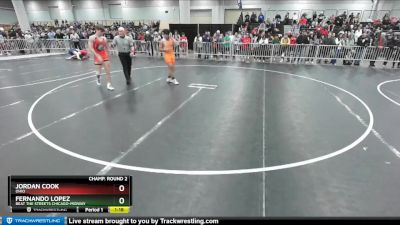 150 lbs Champ. Round 2 - Jordan Cook, Ohio vs Fernando Lopez, Beat The Streets Chicago-Midway