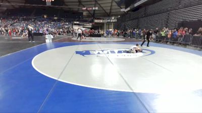 67 lbs Cons. Round 4 - Ryder Kooken, Anacortes Hawkeyes Wrestling Club vs Weston Young, Montesano Mad Dogs Wrestling