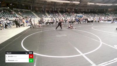 67 lbs Round Of 16 - Lucas Smith, Pocola Youth Wrestling vs Jestin Rosson, Vian Wrestling Club