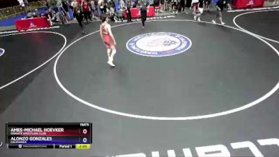 138 lbs Champ. Round 1 - Ames-Michael Hoevker, Granite Wrestling Club vs Alonzo Gonzales, California