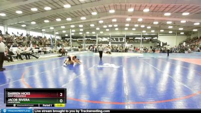 120 lbs Champ. Round 1 - Darren Hicks, West Springfield vs Jacob Rivera, Landstown