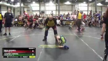 44 lbs Round 5 (6 Team) - Beau Russell, Funky Fire vs Cooper Corona, Stallers Elite