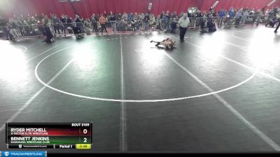 77 lbs Quarterfinal - Bennett Jenkins, Kaukauna Wrestling Club vs Ryder Mitchell, X-Factor Elite Wrestling