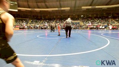 60 lbs Round Of 16 - Patrick Real, Sallisaw Takedown Club vs Kendall Davis, Tecumseh Youth Wrestling