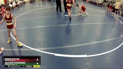 80 lbs Quarterfinals (8 Team) - Lincoln Schulz, Minnesota Gold vs Haedyn Cochran, Indiana Gold