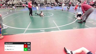 73 lbs Rr Rnd 7 - Evan McMann, Kraken vs Elijah Merritt, Roundtree Wrestling Academy Blue