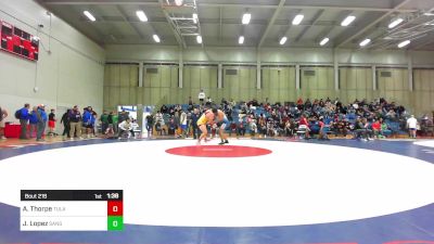 287 lbs Round Of 32 - Alex Thorpe, Tulare Union vs Jeremiah Lopez, Sanger