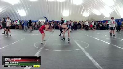 150 lbs Finals (2 Team) - Joel Swanson, Noke Wrestling RTC vs Brennan Kicker, Brecksville