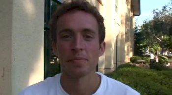Chris Derrick (1st place, 3k) and Brendan Gregg at the 2011 Cal Stanford Big Meet