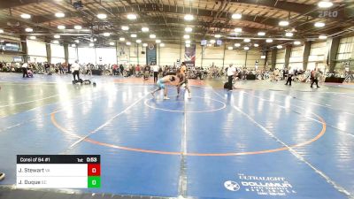 120 lbs Consi Of 64 #1 - Jacob Stewart, VA vs John Duque, SC