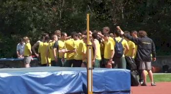 Oregon cheer after 2011 UCLA-Oregon Dual Meet