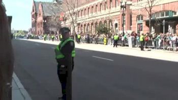 Gebremariam and Hall on Boylston Street