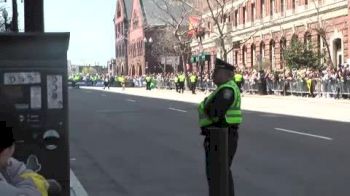 Elite Finishers on Boylston Street