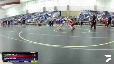 92 lbs Round 4 - Tanner Mills, MI vs Drew Nesity, OH