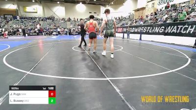 182 lbs Semifinal - Juan Carlos (JC) Puga, Daniel Cormier Wrestling Academy vs Levi Bussey, Grizzly Wrestling