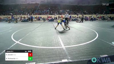 90 lbs Consi Of 4 - Holden Smith, Piedmont vs Bradley Richards, Berryhill Wrestling Club