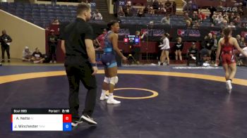 62 lbs Quarterfinal - Abigail Nette, Army (WCAP) vs Jacarra Winchester, Titan Mercury Wrestling Club (TMWC)