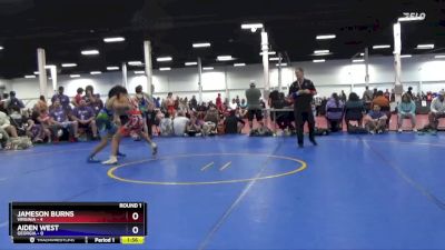 114 lbs Round 1 (4 Team) - Jameson Burns, Virginia vs Aiden West, Georgia