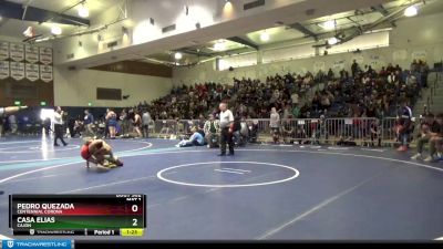 106 lbs Semifinal - Pedro Quezada, Centennial Corona vs Casa Elias, Cajon