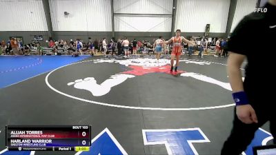 190 lbs Semifinal - Alijah Torres, Askeo International Mat Club vs Harland Warrior, Shelton Wrestling Club