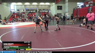 95 lbs Round 2 - Gage Brown, Baldwin County vs Thomas Patterson, Alpha Elite