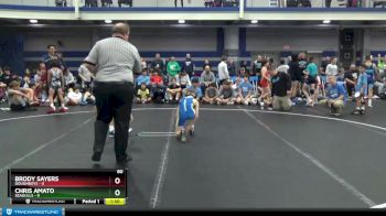 80 lbs Round 6 (8 Team) - Brody Sayers, Doughboys vs Chris Amato, Seagulls