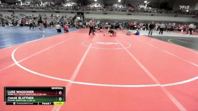 145 lbs Semifinal - Chase Blattner, Fulton Wrestling Club-AA vs Luke Waggoner, Webb City Youth Wrestling Club-AAA