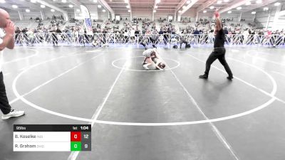 95 lbs Rr Rnd 1 - Brody Koselke, Indiana Outlaws Maroon vs Ralph Graham, Ohio Titan