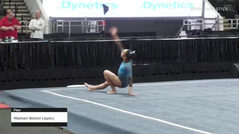 Madison Boston Legacy Gymnastics - Floor - 2022 Elevate the Stage Huntsville presented by SportsMED & Crestwood