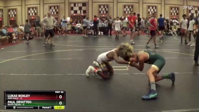 90 lbs Quarterfinals (8 Team) - Paul DiMatteo, Death Squad vs Lukas Boxley, Ohio Gold