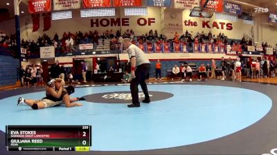 235 lbs Semifinal - Giuliana Reed, Penn vs Eva Stokes, Harrison (West Lafayette)