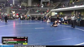 140 lbs Cons. Round 2 - Mason Mostek, MWC Wrestling Academy vs Cruz Lewandowski, Kansas City