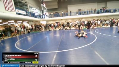 160 lbs Semifinal - Kaden MacKenzie, Team Idaho vs Will Dixon, Edge