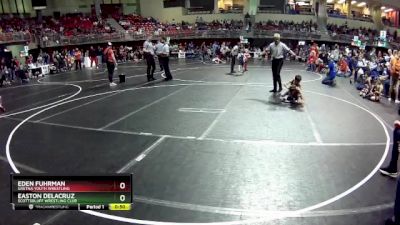 50 lbs Champ. Round 1 - Eden Fuhrman, Gretna Youth Wrestling vs Easton DeLaCruz, Scottsbluff Wrestling Club