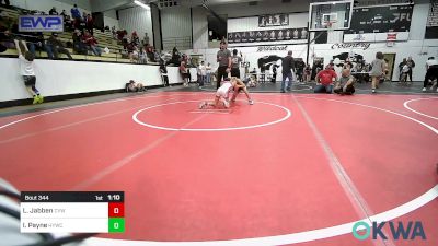 66-68 lbs Rr Rnd 4 - Logan Jabben, Caney Valley Wrestling vs Ike Payne, Hilldale Youth Wrestling Club