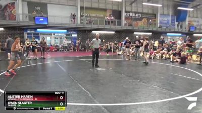 95 lbs Placement Matches (8 Team) - Owen Slagter, TN Elite vs Alister Martin, Violent Little Machines